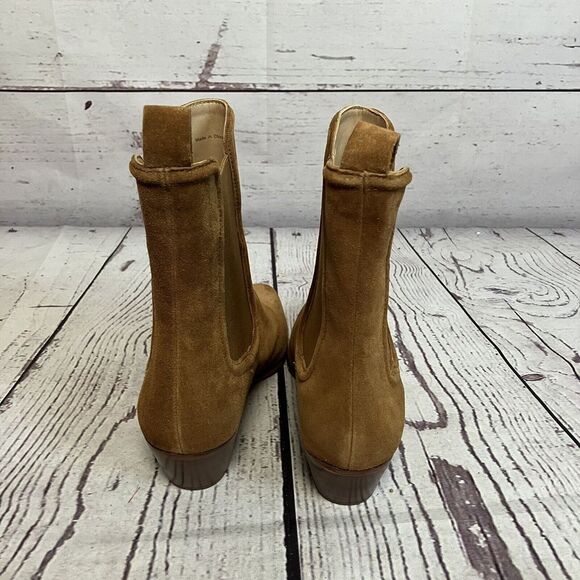 Veronica Beard Boots Womens 7M Lada Chelsea‎ Pull On Caramel Brown - Picture 4 of 10